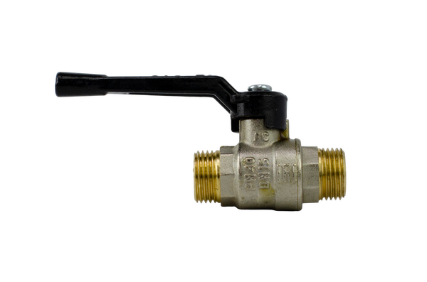 Кран вода 11Б27п1 ДУ-15 1/2 ш/ш руч НИКЕЛЬ БОЛОГОЕ