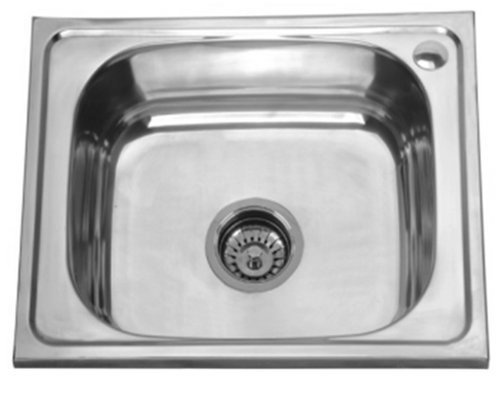 Мойка нерж 500х400х180 т.0,8 бол. сиф. (+ сифон) Китай