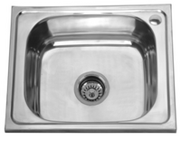 Мойка нерж 500х400х180 т.0,8 бол. сиф. (+ сифон) Китай