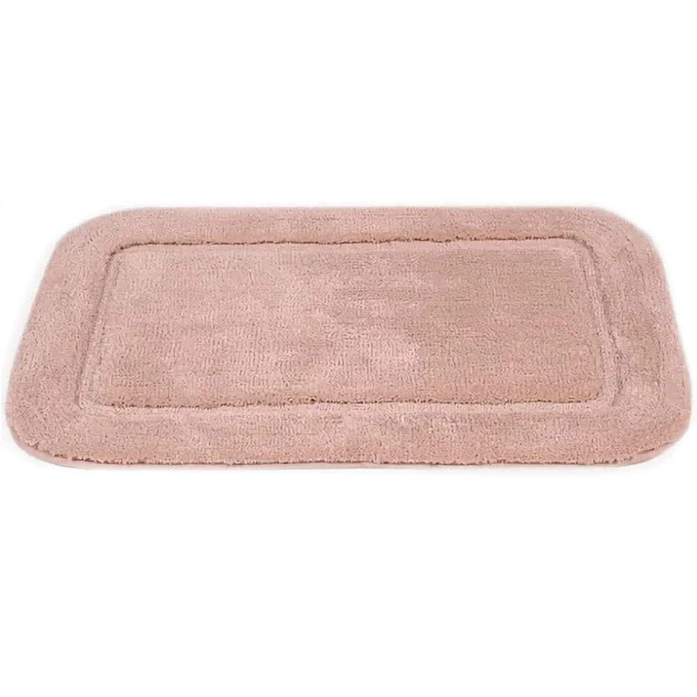 Коврик д/ванны 1 предм. "LUX Border" ПЛЮШ 60*100 бежевый