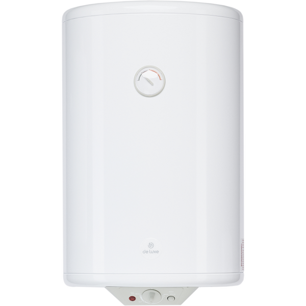 Водонагреватель накопит. DE LUXE W80VH10 NEW Exclusive (80 л, бак ст/эмаль, "сухие" тэны, 1,0/2,0 кВт)
