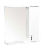 Зеркало-шкаф SANTREK HOME "СИТИ NEW-60" (Белый) Правый 620х700х175