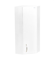 Шкаф навесной SANTREK HOME "СИТИ NEW-30" (Белый) угловой Правый 300х750х300