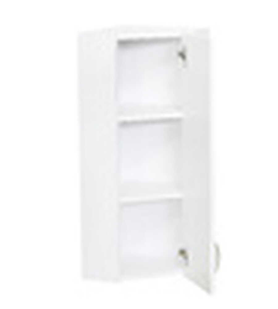 Шкаф навесной SANTREK HOME "СИТИ NEW-30" (Белый) угловой Правый 300х750х300