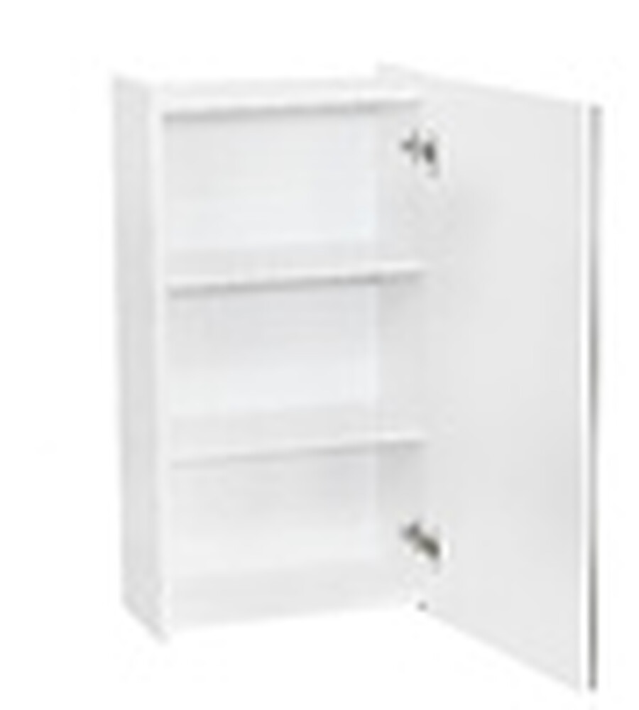 Шкаф навесной SANTREK HOME "СИТИ NEW-40" (Белый) зеркальный 400х750х220