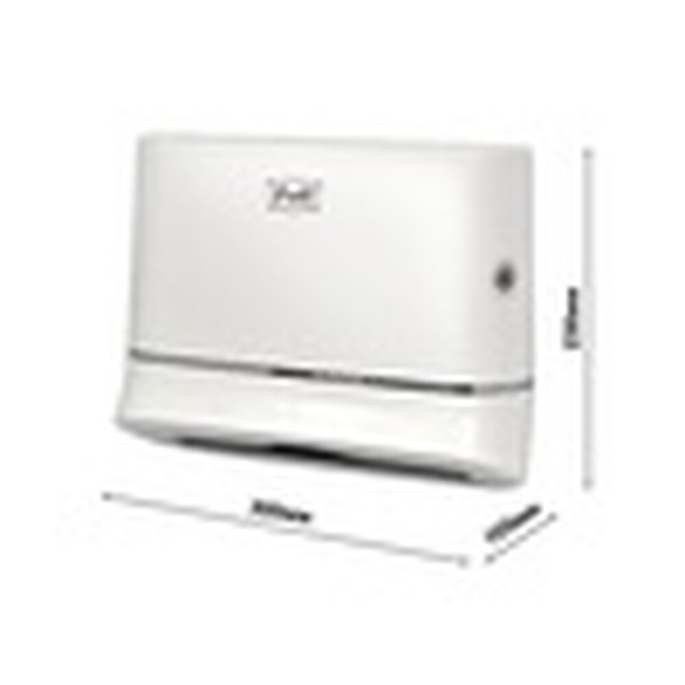 Диспенсер бумажных полотенец Puff-5135, БЕЛЫЙ , с замком, ABS-пластик