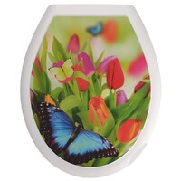 Сиденье д/унитаза жесткое КЛАССИК "Бабочка"