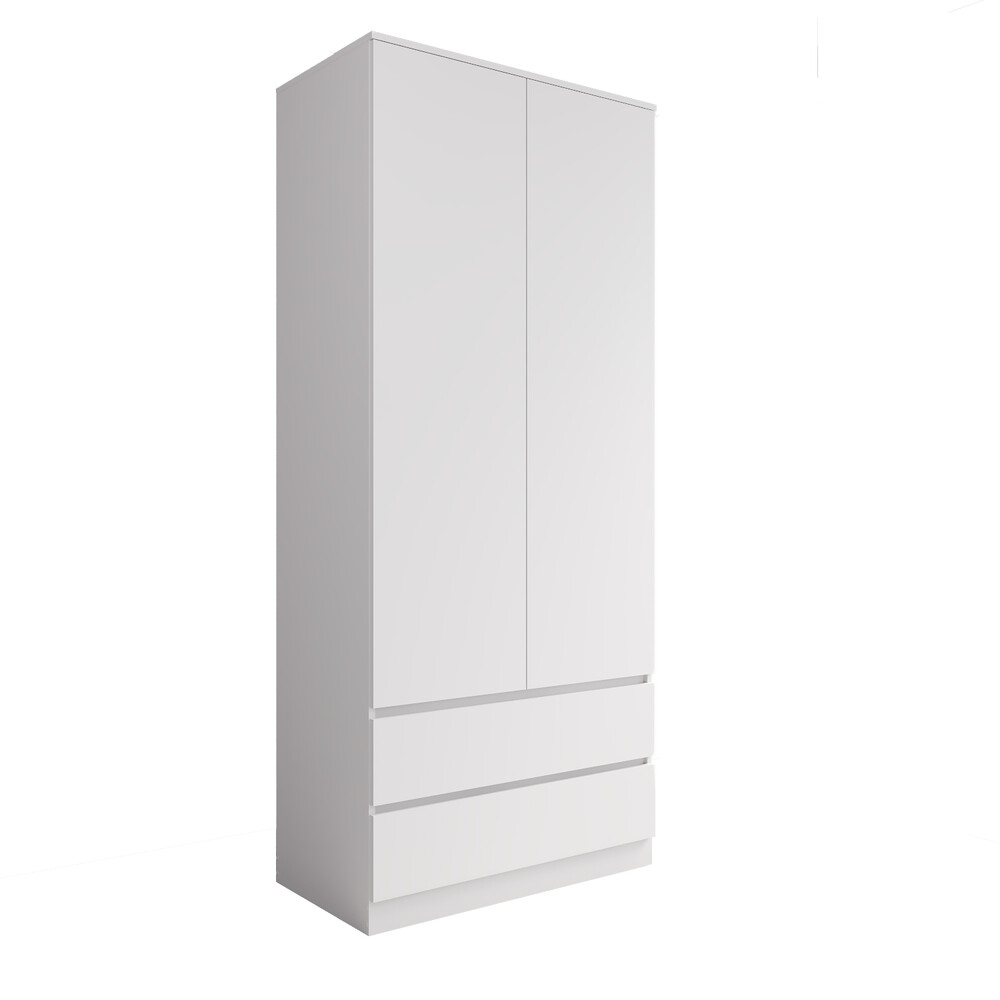 МС Мори Шкаф МШ 900.2 Белый (2 места)