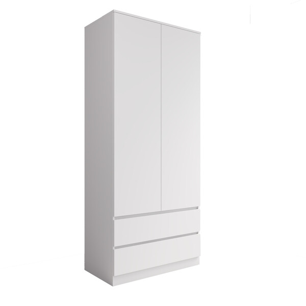 МС Мори Шкаф МШ 900.2 Белый (2 места)