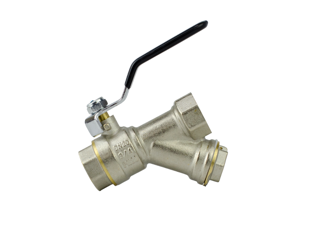 Кран вода SANTREK AQUA Base 3/4" с фильтром руч. PN 20