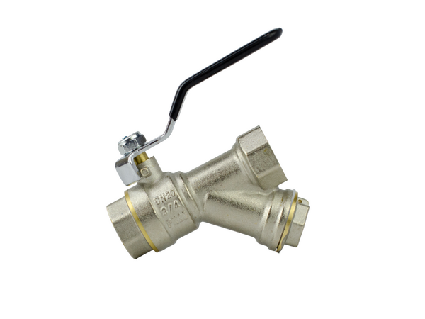 Кран вода SANTREK AQUA Base 3/4" с фильтром руч. PN 20