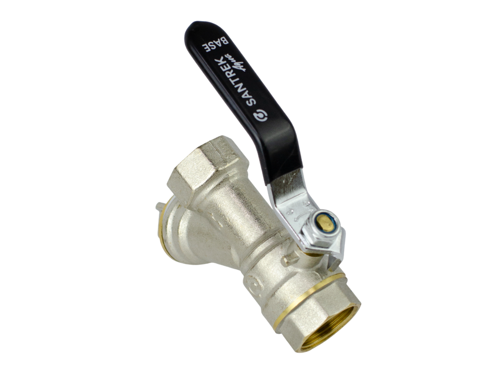 Кран вода SANTREK AQUA Base 3/4" с фильтром руч. PN 20