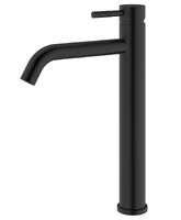  Смеситель для умывальника высокий RUSH  Melos SUS1101-12Black черный