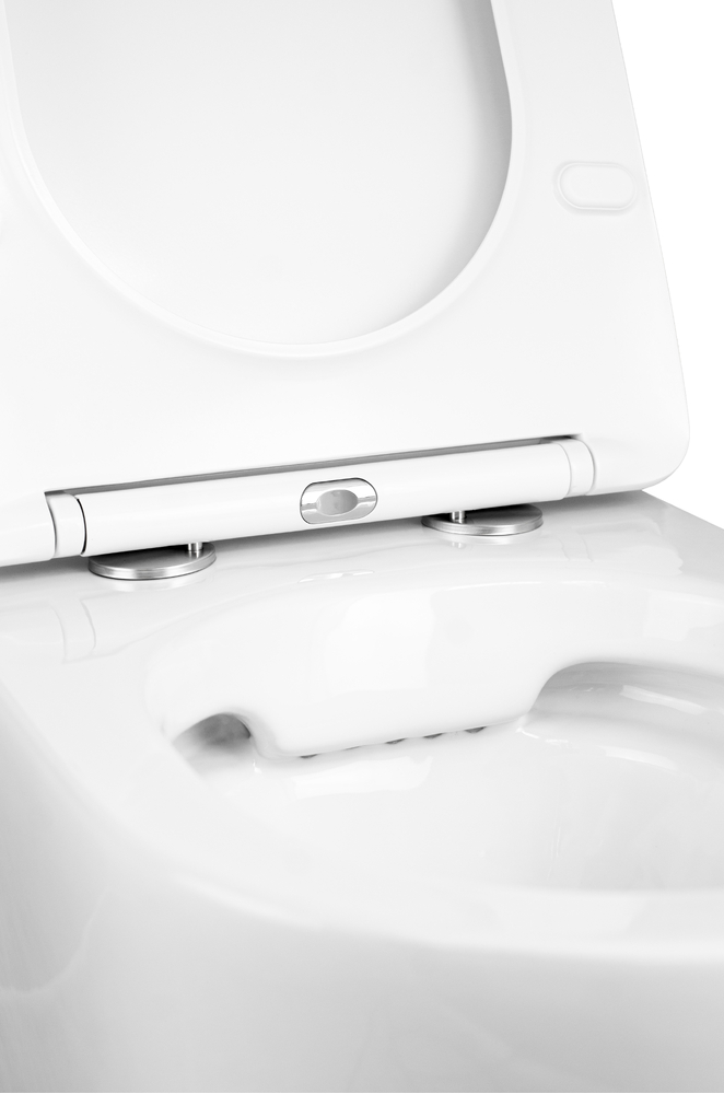 Унитаз подвесной безободковый HOLLER POINT T (490*360*360мм, сиденье дюропласт, микролифт) белый