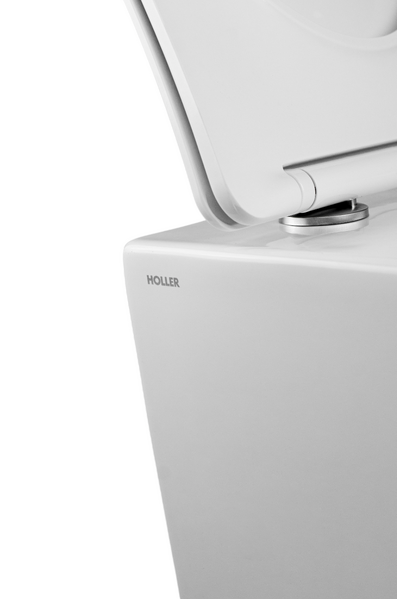    Унитаз подвесной безободковый HOLLER WALL T (535*360*360мм, сиденье дюропласт, микролифт) белый   СУПЕРЦЕНА !!!