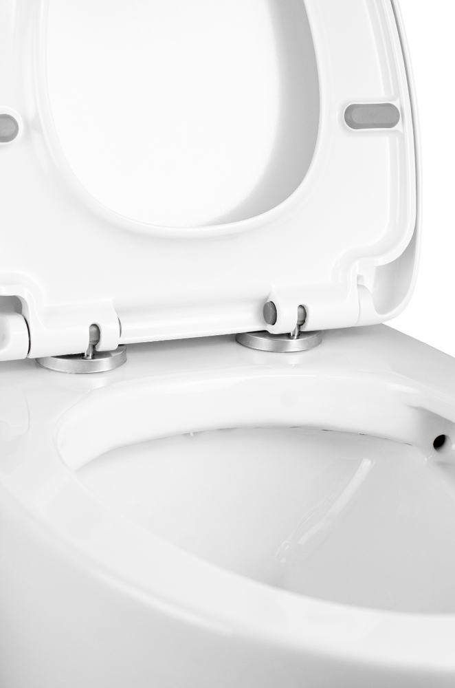 Унитаз подвесной безободковый HOLLER PROMO (570*380*365мм, сиденье дюропласт, микролифт) белый