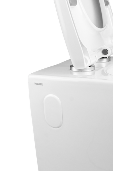  Унитаз подвесной безободковый HOLLER PROMO (570*380*365мм, сиденье дюропласт, микролифт) белый