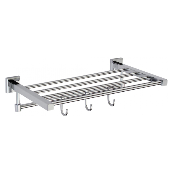 S-409544     (Полка для полотенец 40 см( 4 крючка) хром Savol )