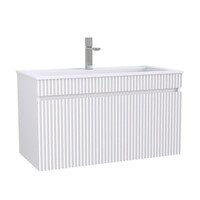 Подстолье подвесное SANTREK HOME "Модена-90" (Белый монохромный) 1 ящик под умывальник "Classic 90"/"Paola Alba 90" 900х500х450