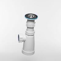 BS1000 Сифон 1 1/2*40 для моек ИНКОПЛАСТ