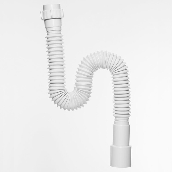 GT1180 Гибкая труба с гайкой 1 1/2*40-40/50 (800мм.) ИНКОПЛАСТ