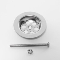 RK-01 Ремкомплект сифона для умывальника №1 (нерж.чашка+винт) ИНКОПЛАСТ