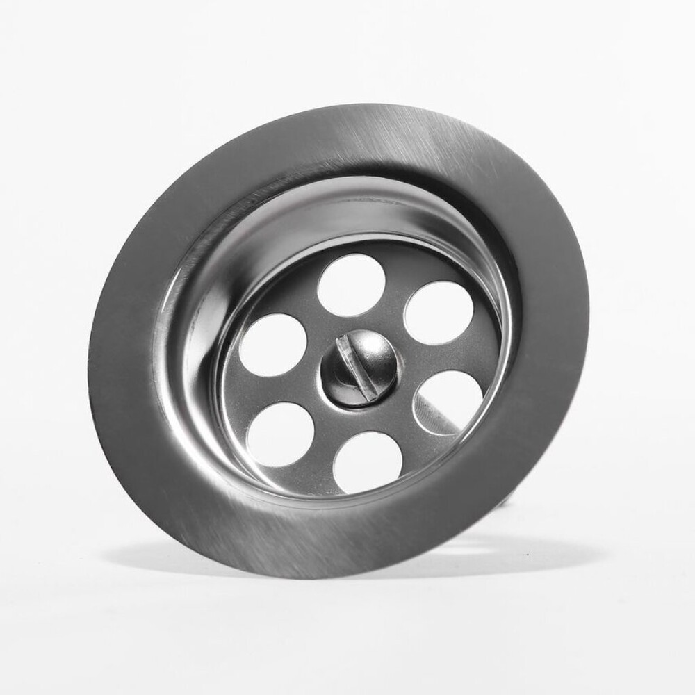 RK-02 Ремкомплект сифона для мойки №2 (нерж.чашка+винт) ИНКОПЛАСТ