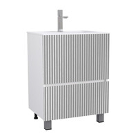 Подстолье SANTREK HOME "Модена-60" (Гриджо матовый) 2 ящика под умывальник "Paola Torino 60" 600х800х448