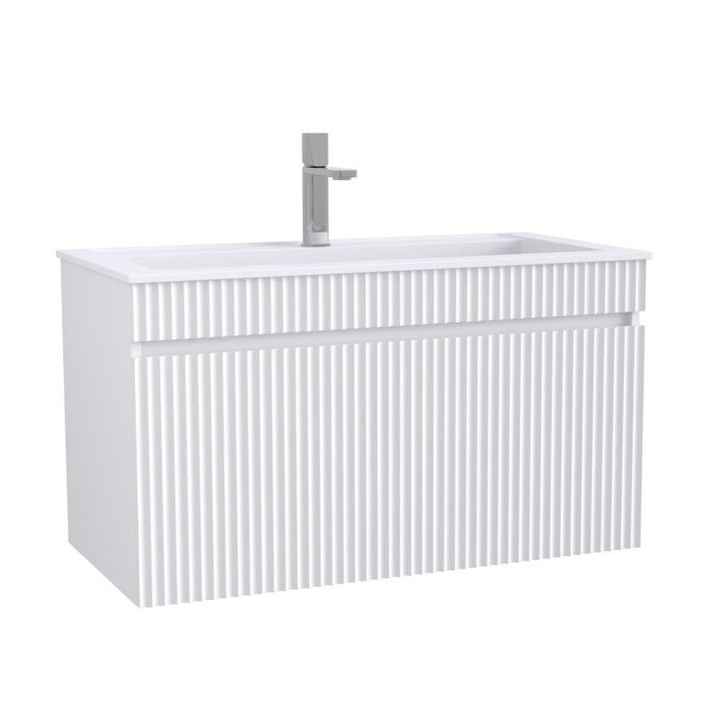 Подстолье подвесное SANTREK HOME "Модена-60" (Белый монохромный) 1 ящик под умывальник "Paola Torino 60" 600х500х448