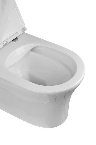  Унитаз подвесной безободковый HOLLER BOAT (520*360*360мм, сиденье дюропласт, микролифт) белый