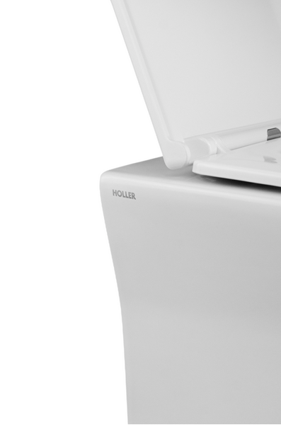  Унитаз подвесной безободковый HOLLER BOAT (520*360*360мм, сиденье дюропласт, микролифт) белый
