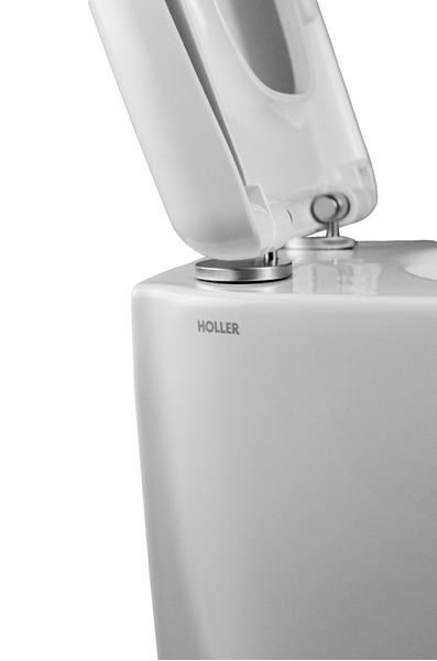  Унитаз подвесной безободковый (Торнадо) HOLLER SLOPE (510*340*365мм, сиденье дюропласт, микролифт) белый