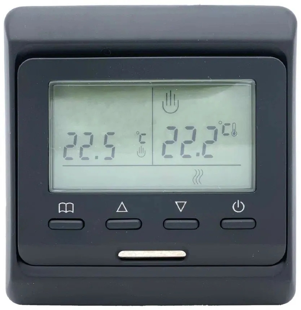 Терморегулятор для теплого пола E 51.716 ЧЕРНЫЙ