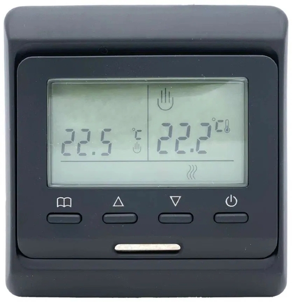 Терморегулятор для теплого пола E 51.716 ЧЕРНЫЙ