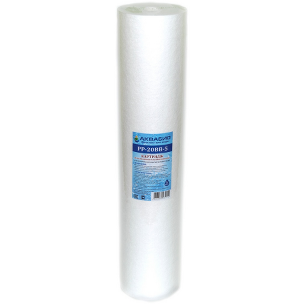 Картридж Аквабио Big Blue 20 из полипропиленового волокна 5 MКМ PP-20BB-5 535114