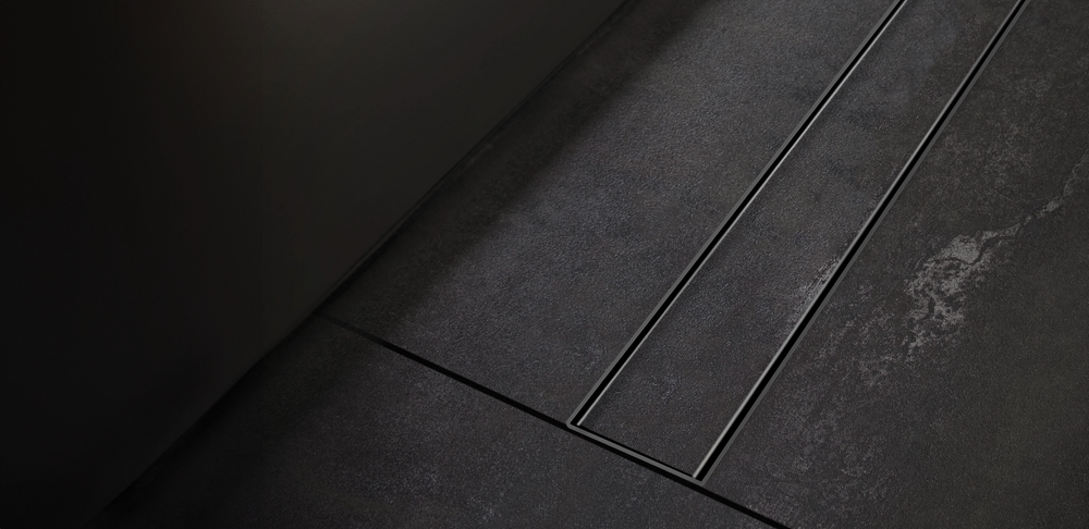 Водоотводящий желоб ALCAPLAST с двусторонней решеткой (подходит под кладку плитки) APZ19-550  Чехия  