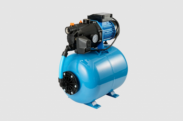 Насосная станция ДЖИЛЕКС Джамбо 70/50 П-50 2.0 (1,1 кВт 70 л/мин, глубина всасывания 9м, выс. подъема 50м, пластик. корп., ГА-50л) 3026