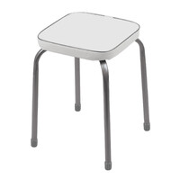 Табурет Фабрик 3 КВАДРАТ (В РАЗБОРЕ) винилискожа Светло-серый ТФ03Р/СС NIKA*