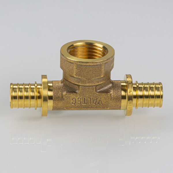 Тройник надвижной с переходом на вн.р. 25(3,5) х 3/4" х 25(3,5) VALTEC VTm.432.G.250525