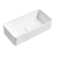 Раковина накладная HOLLER K-6342 (460*230*120мм), белая