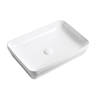 Раковина накладная HOLLER K-6348 (500*350*110мм), белая