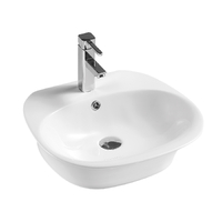  Раковина накладная HOLLER K-6336 (500*465*150мм), белая