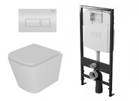  DS1431626 Комплект D&K Berlin (торнадо) Унитаз DT1436516,белый + Клавиша смыва DB1439016, белый + Инсталляция DI8055119