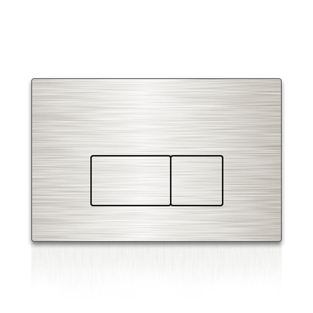 Клавиша смыва HOLLER BMSV, матовый сатин (160*240*11) нерж, антивандальная