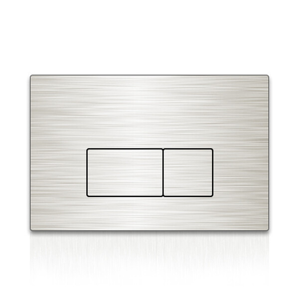 Клавиша смыва HOLLER BMSV, матовый сатин (160*240*11) нерж, антивандальная