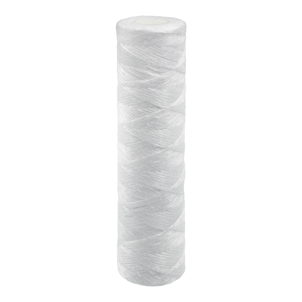 Картридж Барьер ПРОФИ Slim Line 10 для ГОРЯЧЕЙ воды из полипропиленового шнура 10 МКМ Механика Р111Р21*