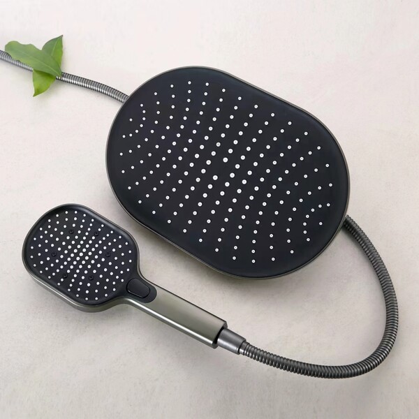  Набор леек 2 в 1 SANTREK AQUA 1833G (лейка душевая 3 режима +лейка тропическая 32х22см) Оруж сталь   СНИЖЕНА ЦЕНА !!!