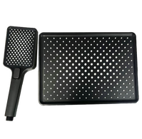  Набор леек 2 в 1 SANTREK AQUA 1834B (лейка душевая 3 режима + лейка тропическая 28х19см) Черный