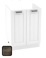 Шкаф нижний мойка (тумба) 600 Дуб кальяри фасад МДФ 2 кор.(Н/М600д.к Ф40вен)