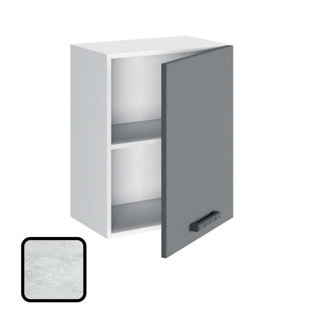 Шкаф навесной НИКА, В7-500 ВЫСОКИЙ Бетон Пайн (707х500х290) (3289)